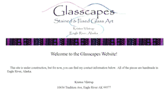 Desktop Screenshot of alaskaglasscapes.com