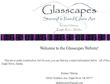 Tablet Screenshot of alaskaglasscapes.com